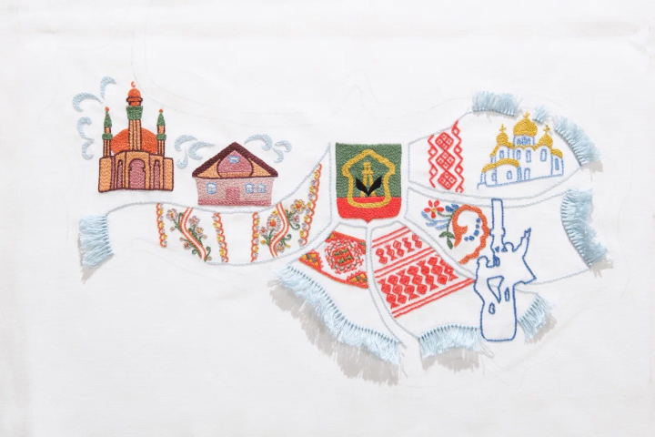 Гости и участники фестиваля «Эпос в современном прочтении» увидят вышитую карту Татарстана