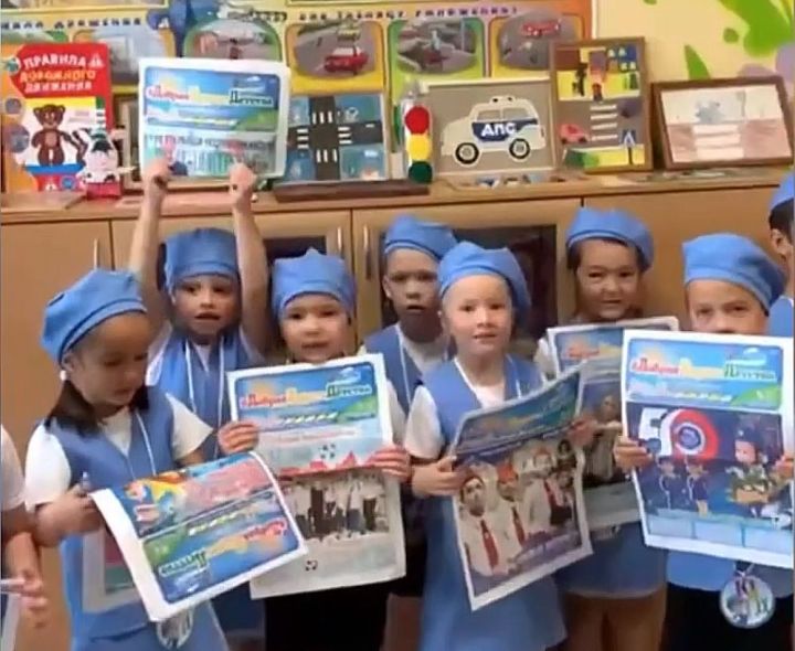 Юидовцы села Сокуры Лаишевского района поздравили газету «Добрая дорога детства» с днем рождения