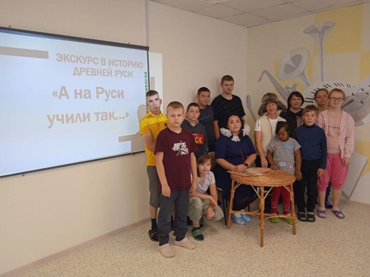 Лаишевские дети и подростки совершили экскурсию по истории Древней Руси
