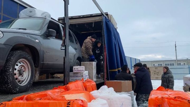 На днях из Лаишевского района в зону спецоперации была доставлена гуманитарная помощь