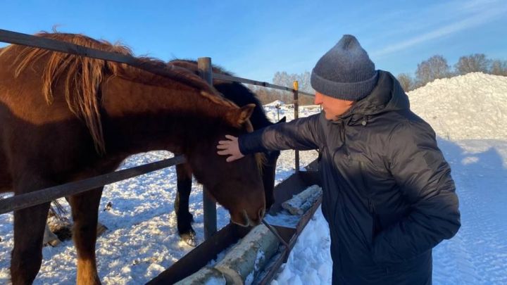 Ильдус Зарипов посетил фермерские хозяйства в Кирбях