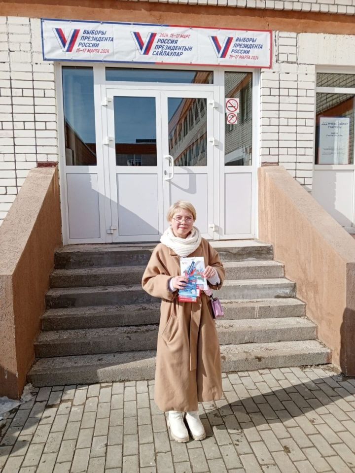 Старшеклассница из Лаишевского района голосовала впервые
