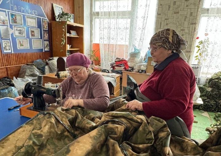 В Лаишевском районе шьют одеяла с защитой от тепловизора