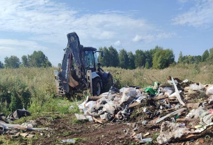 Лаеш районында тагын бер чүплек бетерелде