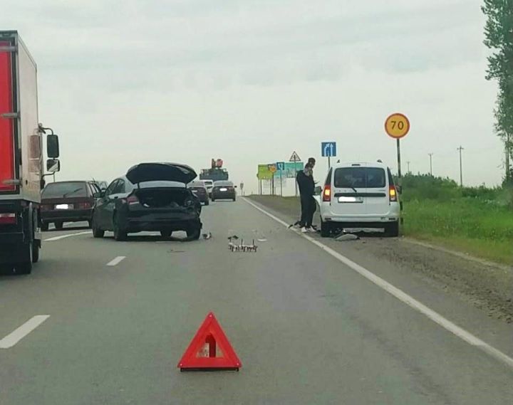 На Оренбургской трассе в Лаишевском районе  20 августа произошло два ДТП