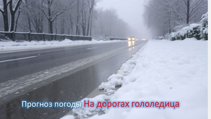 Синоптики обещают завтра облачную погоду с мокрым снегом и дождем