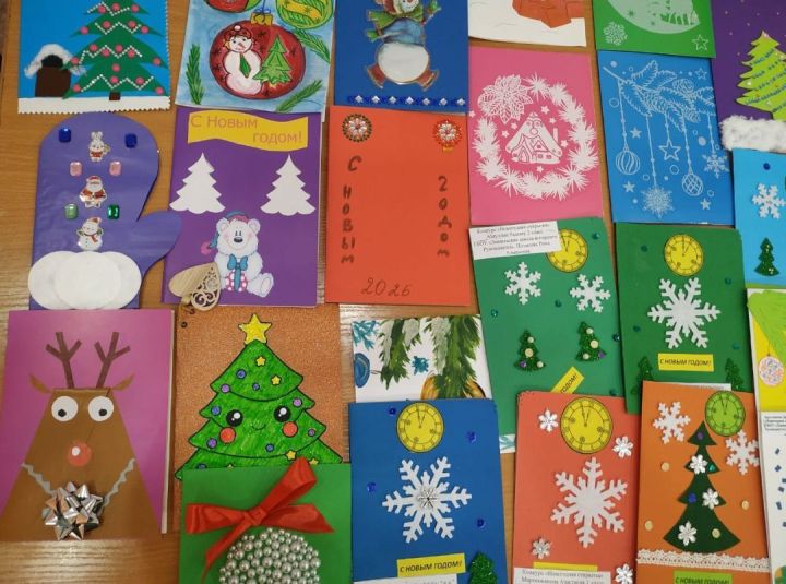 «Новогодняя фантазия»: детские открытки как послание добра