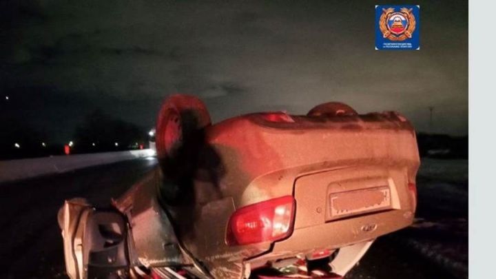 Лаеш районында автомобиль һәлакәтендә ике бала зыян күргән