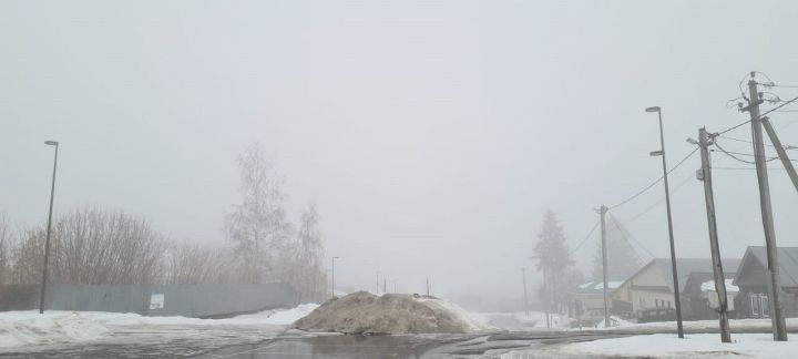 Туман в Лаишевском районе сохранится в течение дня