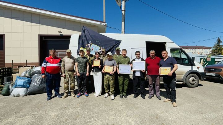 Из Лаишевского района в очередной раз отправлен гуманитарный груз для бойцов на передовой