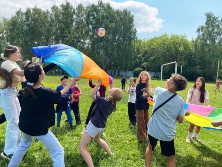 Лагерьда сабантуй