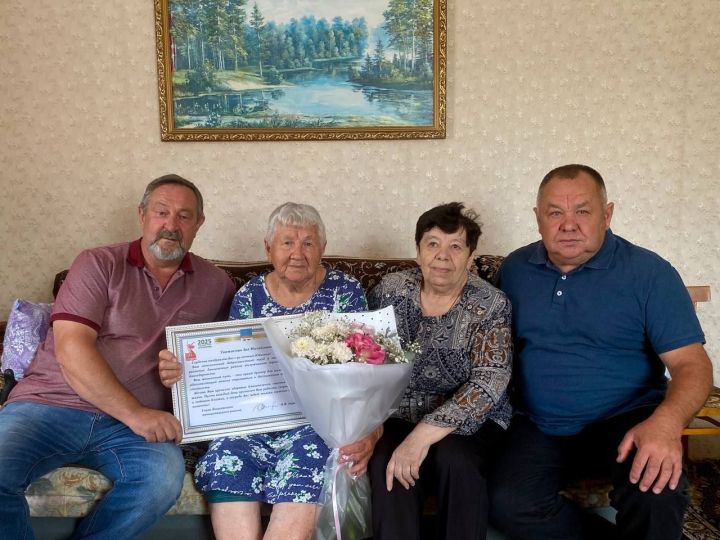Зое Харитоновой из Лаишево исполнилось 90 лет