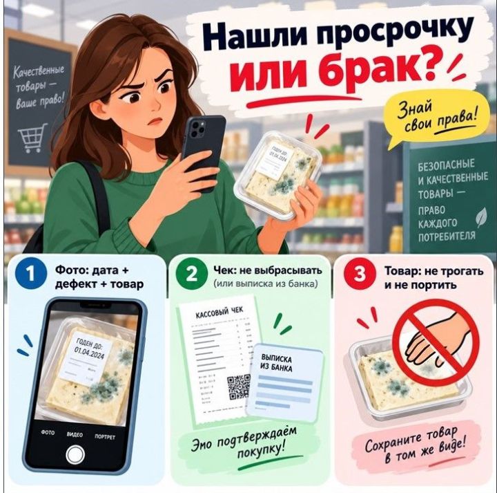 Брак и просрочка на полках: как вернуть деньги за некачественный товар и наказать продавца