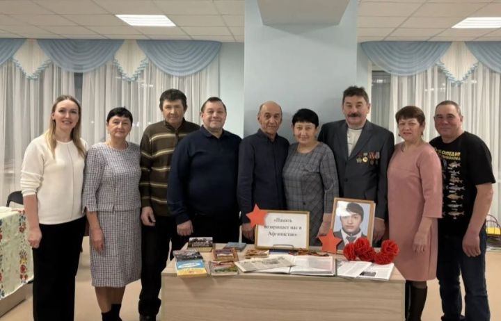 В Атабаево прошёл  вечер встречи с воинами-интернационалистами