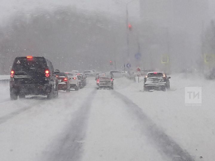И снова метель с сильным ветром