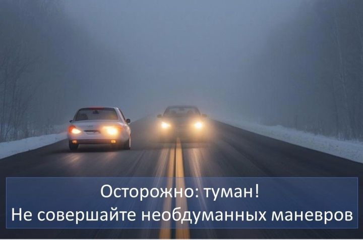 Сегодня готовимся к туману: будьте осторожны на дороге