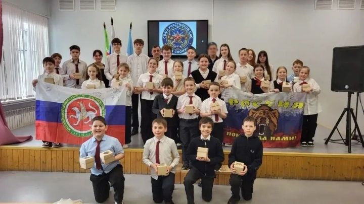 Дети участников СВО из Лаишевского района приняли участие в сладком мастер-классе