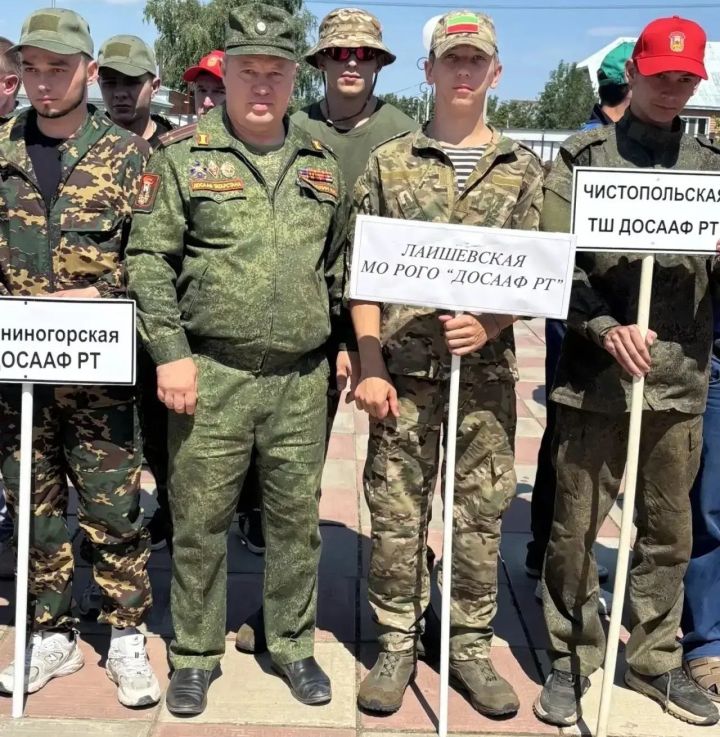 Студенты Лаишевского техникума показали свою спортивную и военную подготовку