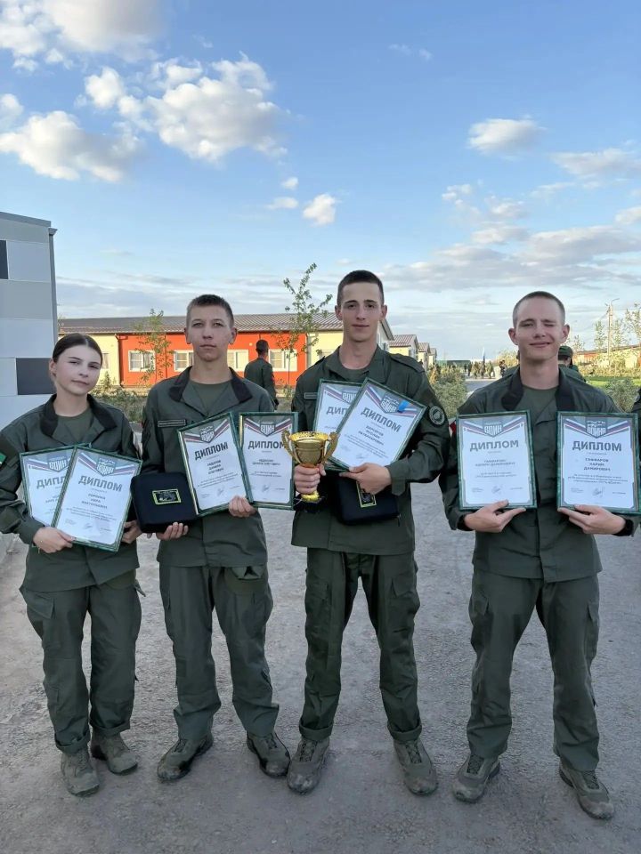 Студенты Лаишевского техникума завоевали путевку в финал всероссийских соревнований «Путь ВОИНа»