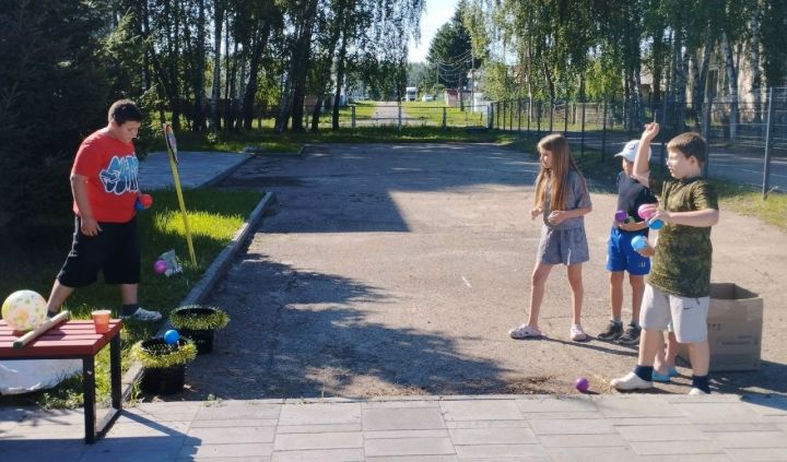 Юные сельчане Лаишевского района укрепляют здоровье в летние каникулы