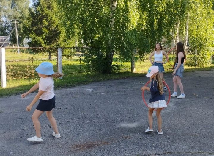 Юные сельчане Лаишевского района укрепляют здоровье в летние каникулы